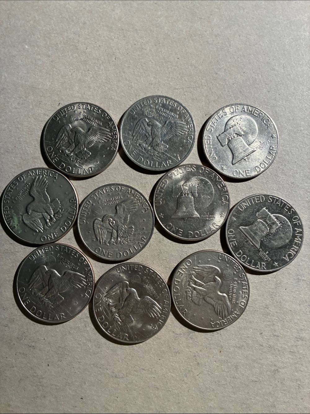 10 Eisenhower $1 lot - Picture 4 of 4